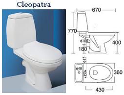 Унитаз Cabinet Cleopatra