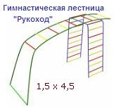 Гимнастическая лестница "Рукоход" ― Централизованная система электронной  торговли ООО «ЛионСтрой»