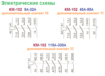 Км в схемах