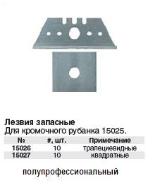 Лезвия запасные для рубанка кромочного "квадрат", 10 шт. FIT