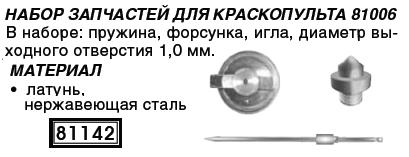 Набор запчастей к краскопульту 81006 FIT ― Централизованная система электронной  торговли ООО «ЛионСтрой»