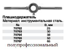 Плашкодержатель №3 25х9 мм FIT