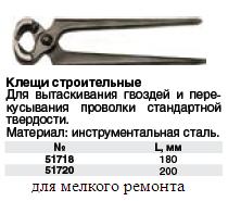 Клещи строительные 180мм