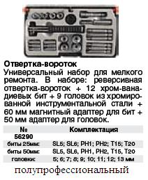 Отвертка-вороток с 25 насадками CrV в чемоданчике