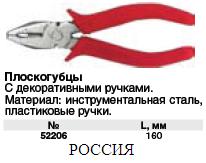 Плоскогубцы 160 мм с декоративной ручкой 