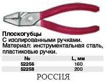 Плоскогубцы 160 мм с изолированной ручкой