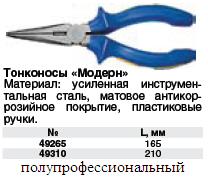 Тонконосы 165 мм