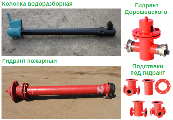 Пожарная колонка ленинградского образца ттх