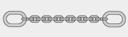 Цепные стропы 1СЦ (одноветвевой) кольцо-кольцо длиной 5 метров, г/п 2 тонны
