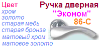 Ручка-розетка дверная "Нора-М" 86-C-08015 (старая бронза) ЭКОНОМ