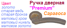 Ручка дверная раздельная "Нора-М" Сарагоса-06832 (матовый хром) PREMIUM ― Централизованная система электронной  торговли ООО «ЛионСтрой»